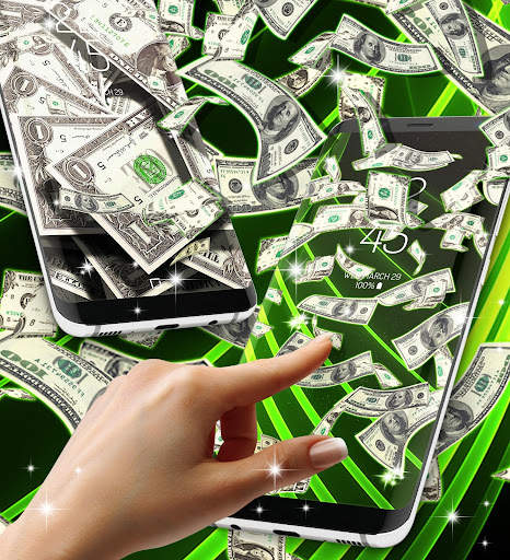 Falling money live wallpaper screenshot 1