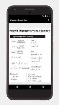 Physics Formulas screenshot 2