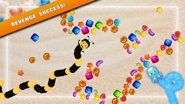 Slither Candy Game IO : Snake Worm Mask screenshot 1