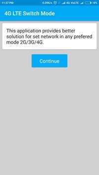 4G LTE Switch Mode स्क्रीनशॉट 2