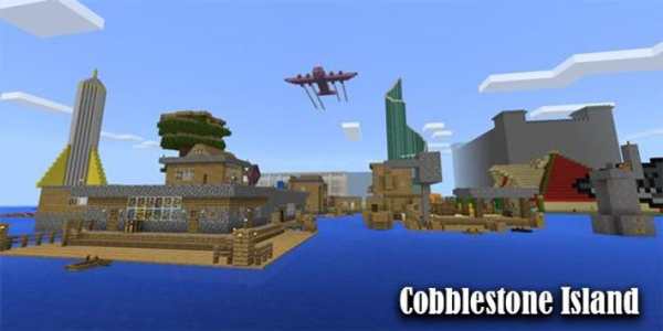 Map Cobblestone Island Minecraft screenshot 1