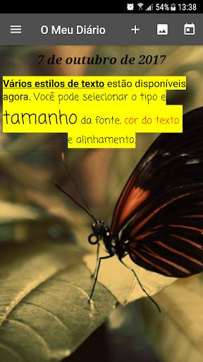 O Meu Diário screenshot 3