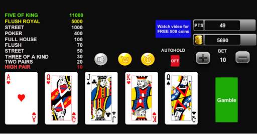 Poker Jolly Card screenshot 5
