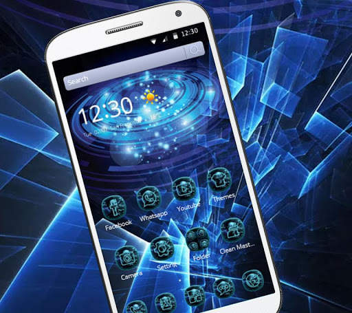 Future technology wind mobile phone theme screenshot 1