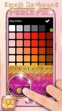 Emoji Keyboard Peach Pink screenshot 3