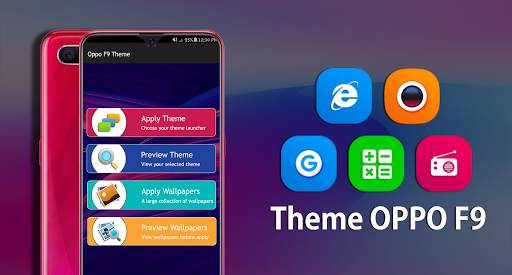 Launcher & theme for oppo F9 HD wallpapers 2020 screenshot 1