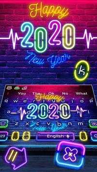 Neon Happy New Year 2020 screenshot 1