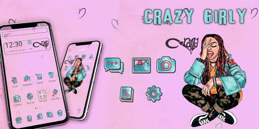 Hip Hop Fashion Crazy Girl Theme screenshot 4