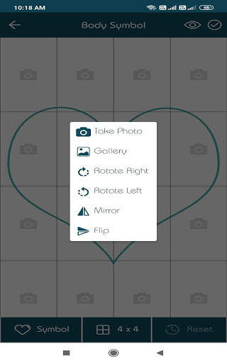 Body Symbol & Camera Selfie Symbol Collage Maker screenshot 9