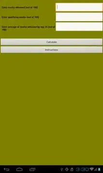 GATE score calculator screenshot 6