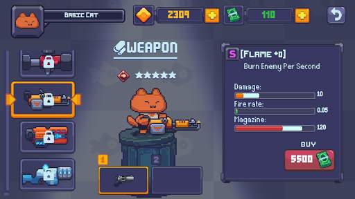 Cat Gunner: Super Zombie Shooter Pixel screenshot 5