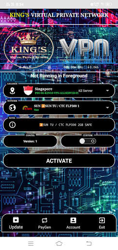 KING'S VPN скриншот 1