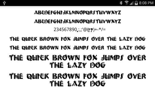 Halloween Fonts for FlipFont screenshot 6