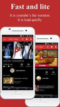 Audio Video Rocket - Lite Tube- Float Video Player screenshot 1