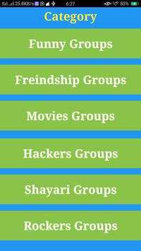 Unlimited Groups Links For WhatsApp - Latest 2018 screenshot 1