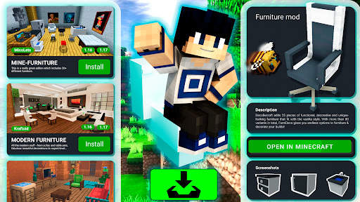 Furniture mod. Minecraft mods. screenshot 3
