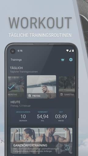 Workout Zuhause - Fitness und Bodybuilding screenshot 1