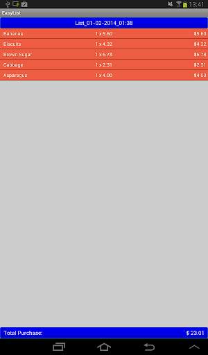 Easy Shopping List screenshot 13