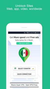 Mexico Super VPN - Open VPN Proxy screenshot 2