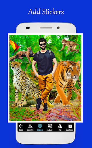 Wild animal photo editor frame screenshot 4