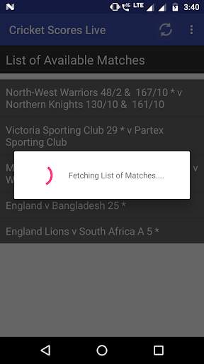 Cricket Scores Live screenshot 1