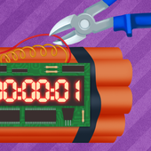 Defuse the bomb: Cut wire icon