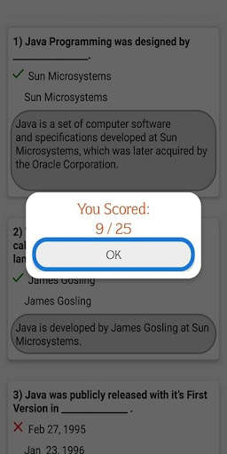 Java Quiz screenshot 6