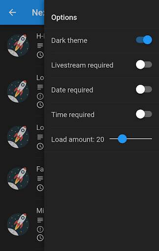 Next Launches screenshot 3