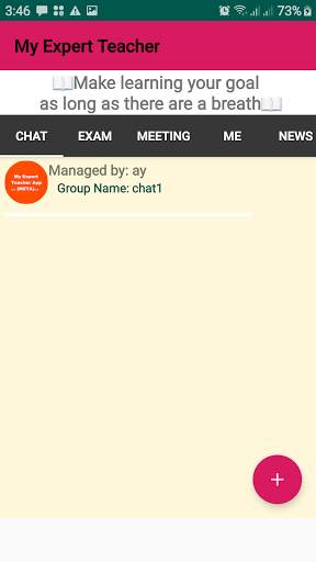 My Expert Teacher App (META) screenshot 1