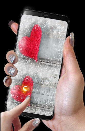 Heart Glitter Sparkling keyboard screenshot 4