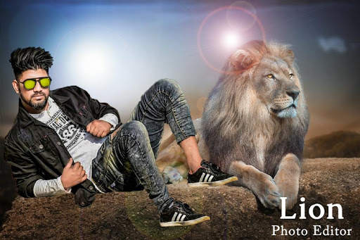 Lion Photo Editor screenshot 1