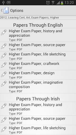Leaving Cert Past Papers screenshot 3