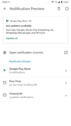 Notification History screenshot 6