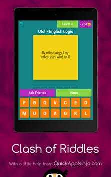 Clash of Riddles - Best Conundrums and Enigmas screenshot 14