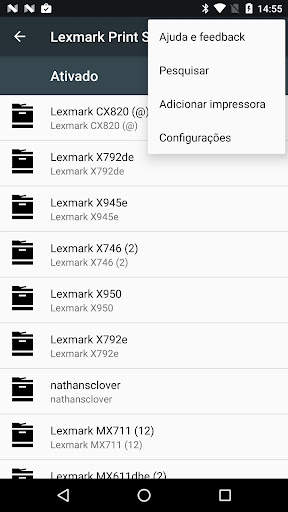 Lexmark Print Service Plugin screenshot 1