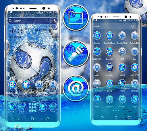 Water Football Launcher Theme screenshot 1