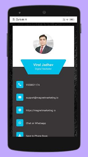 Digital Business Card Maker App by Make My vCard screenshot 14