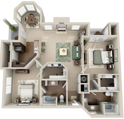 Home 3D Plans and Designs скриншот 3