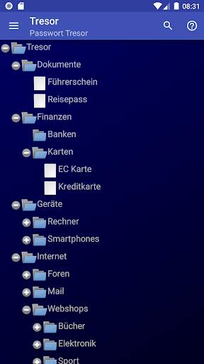 Passwort Tresor screenshot 6