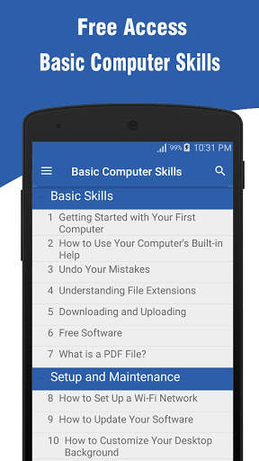 Basic Computer Skills 1 تصوير الشاشة