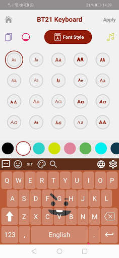 My Photo BT21 Keyboard screenshot 4