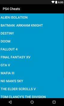 Cheat Codes screenshot 2