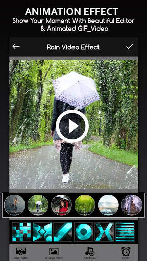Rain Effect Video Maker : Photo Animation screenshot 4