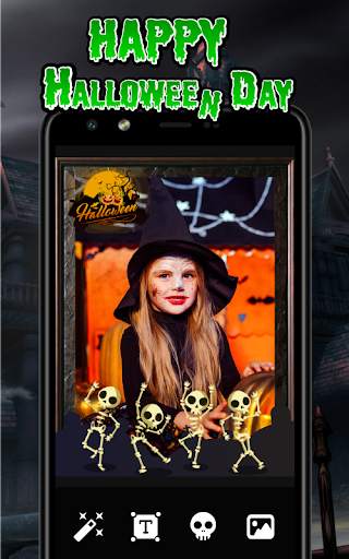 Halloween photo editor screenshot 1