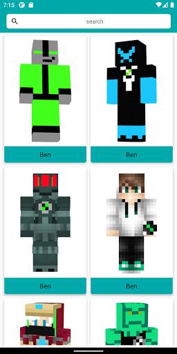 Ben Skins for Minecraft screenshot 2