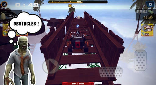 Shoot Zombies with Guns and Ride down by Cars screenshot 7
