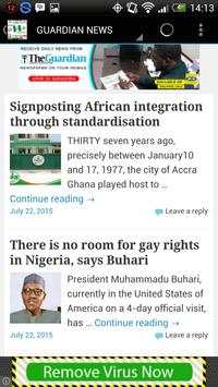 NIGERIA NEWS WORLD 2 تصوير الشاشة