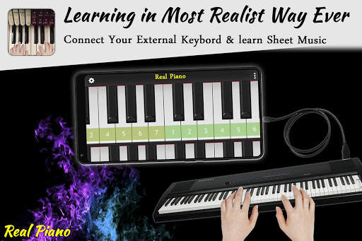 Real Piano - Play and Learn Piano Keyboard 2018 screenshot 4