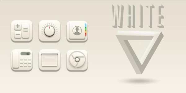 White GO Launcher Theme screenshot 5