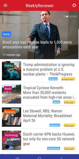 Weekly Reviewer: Breaking News Updates & More! screenshot 1